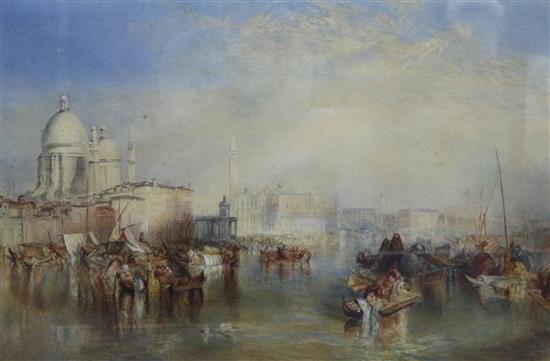 After Turner View of Venice 46 x 69cm